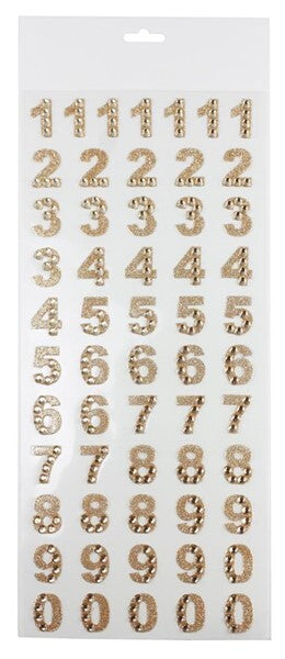 1" Number Stickers
