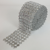 3.75" Diamond Flower Bling Roll