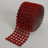 3.75" Diamond Flower Bling Roll