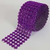 3.75" Diamond Flower Bling Roll