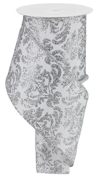4" x 10 yard Damask
