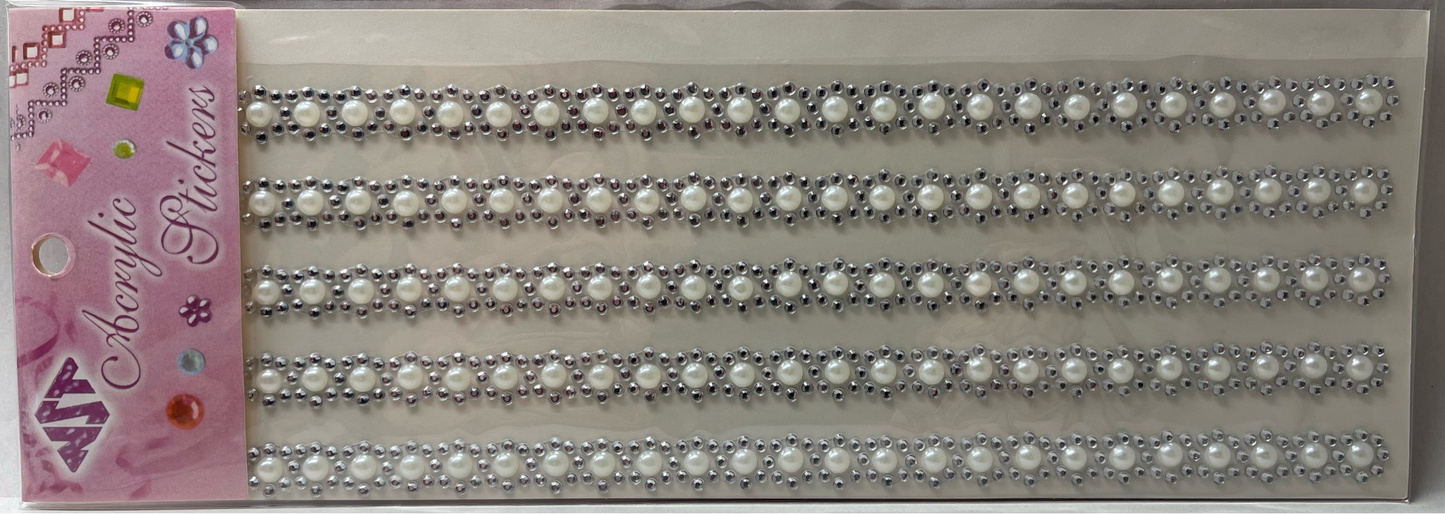 12MM Flower Gemstone Sticker