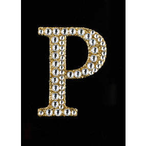 2" Rhinestone P Sticker