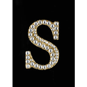 2" Rhinestone S Sticker