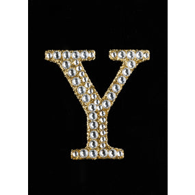 2" Rhinestone Y Sticker