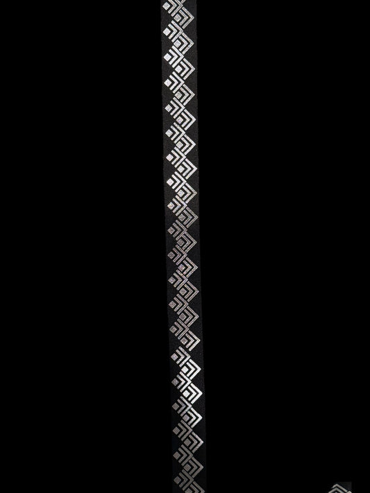 100 yd Roll Size 5(7/8") Geometric Zig-zag Imprint Ribbon