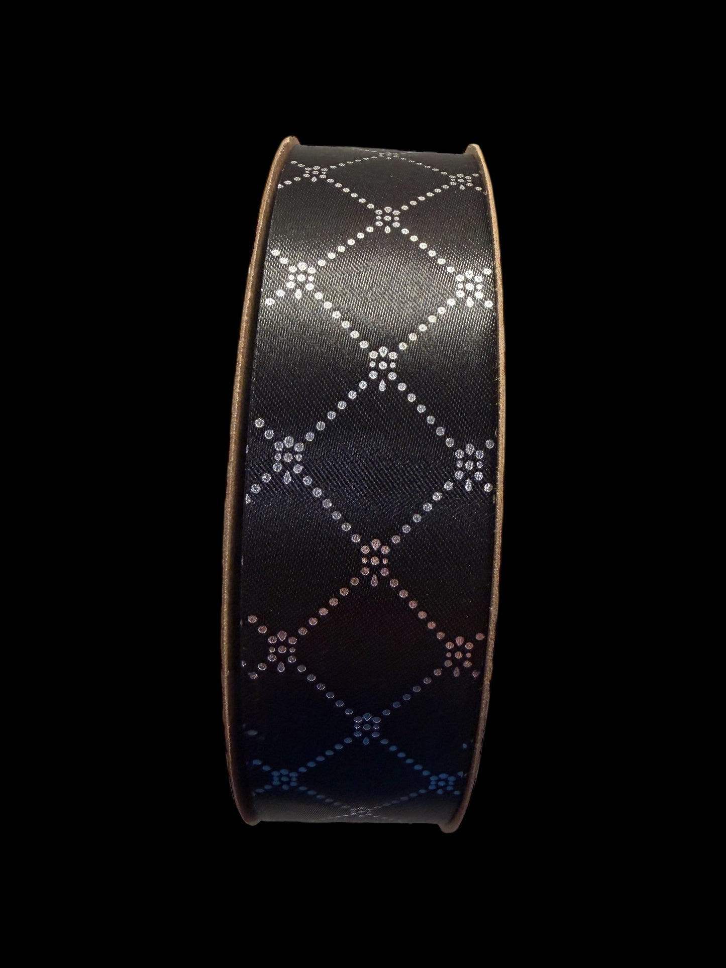 100 Yard Size 9(1 5/16") Dotted Diamond Imprinted Ribbon