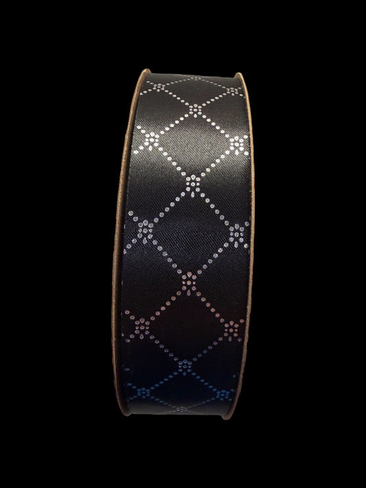 100 Yard Size 9(1 5/16") Dotted Diamond Imprinted Ribbon