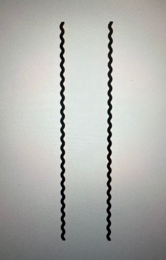 Size 40(2.5") Ricrac Crescent Imprint Ribbon