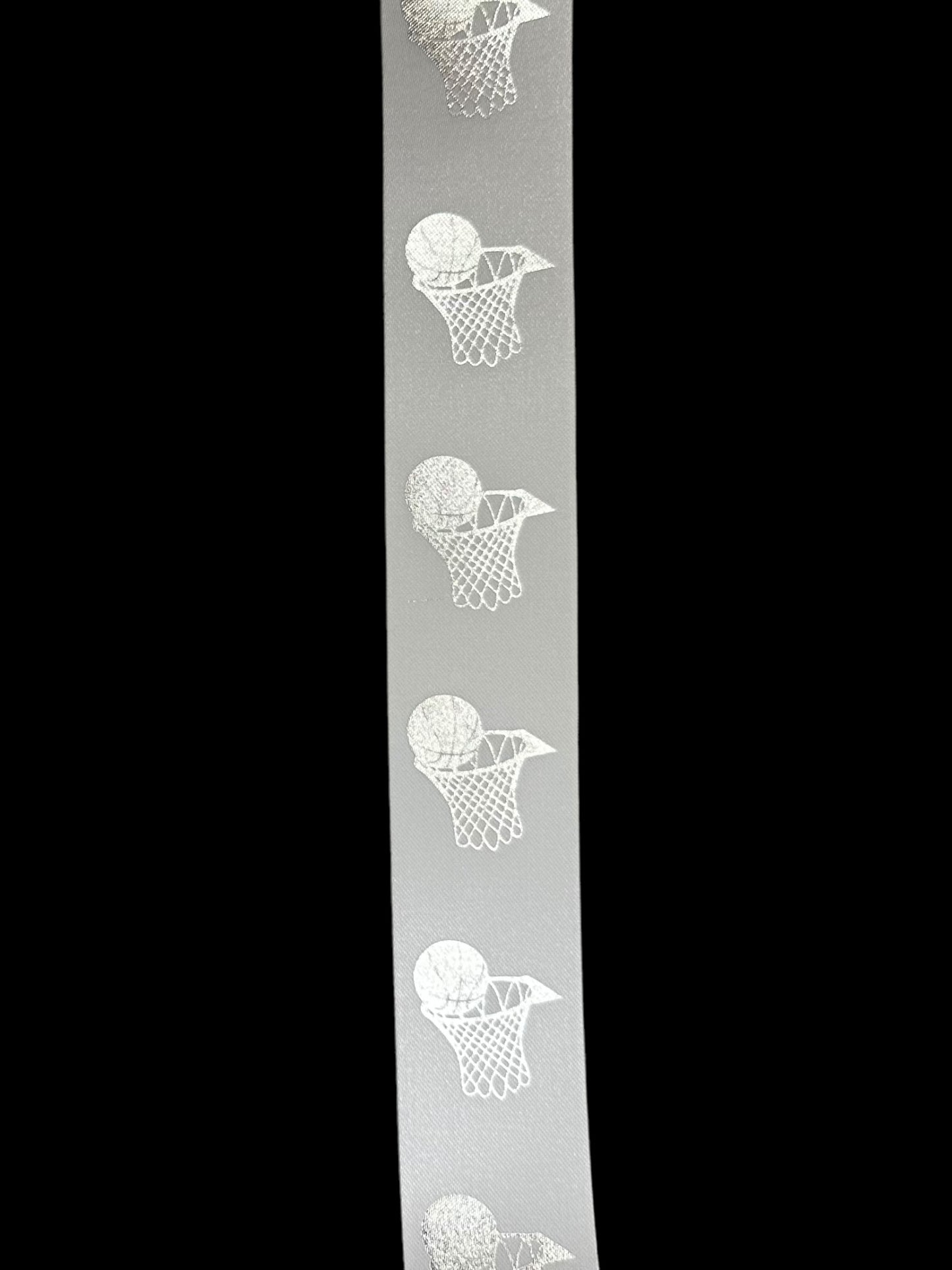 25 Yard Size 9(1 5/16") Basketball Imprinted Ribbon