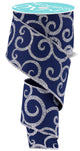 Navy & Silver