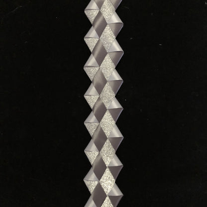 Garter Length Texas Diamond Braid made w/ Soft Gold Diamond Dust