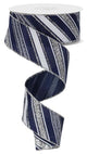 Navy, White, & Silver