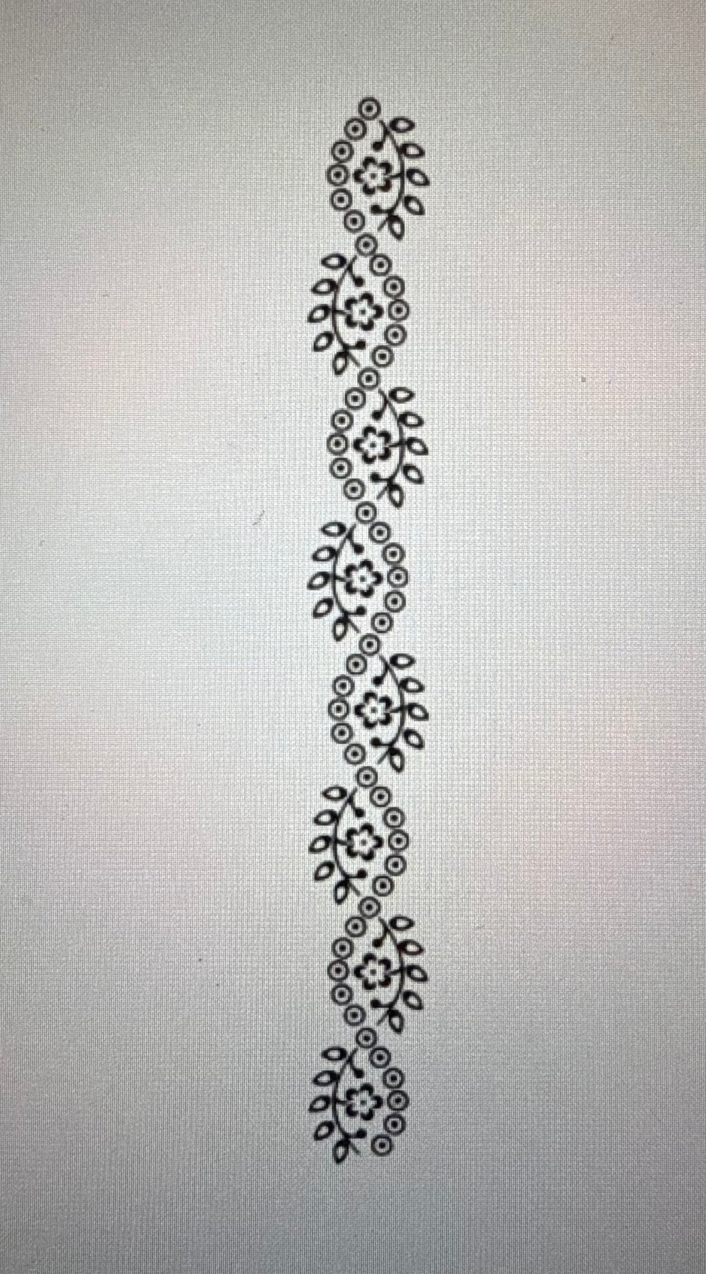 100 Yd Roll Size 9(1 5/16") Infinity Vine Imprinted Ribbon