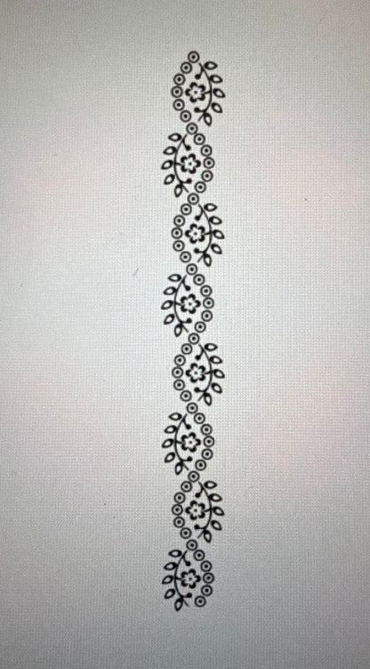 100 Yd Roll Size 9(1 5/16") Infinity Vine Imprinted Ribbon