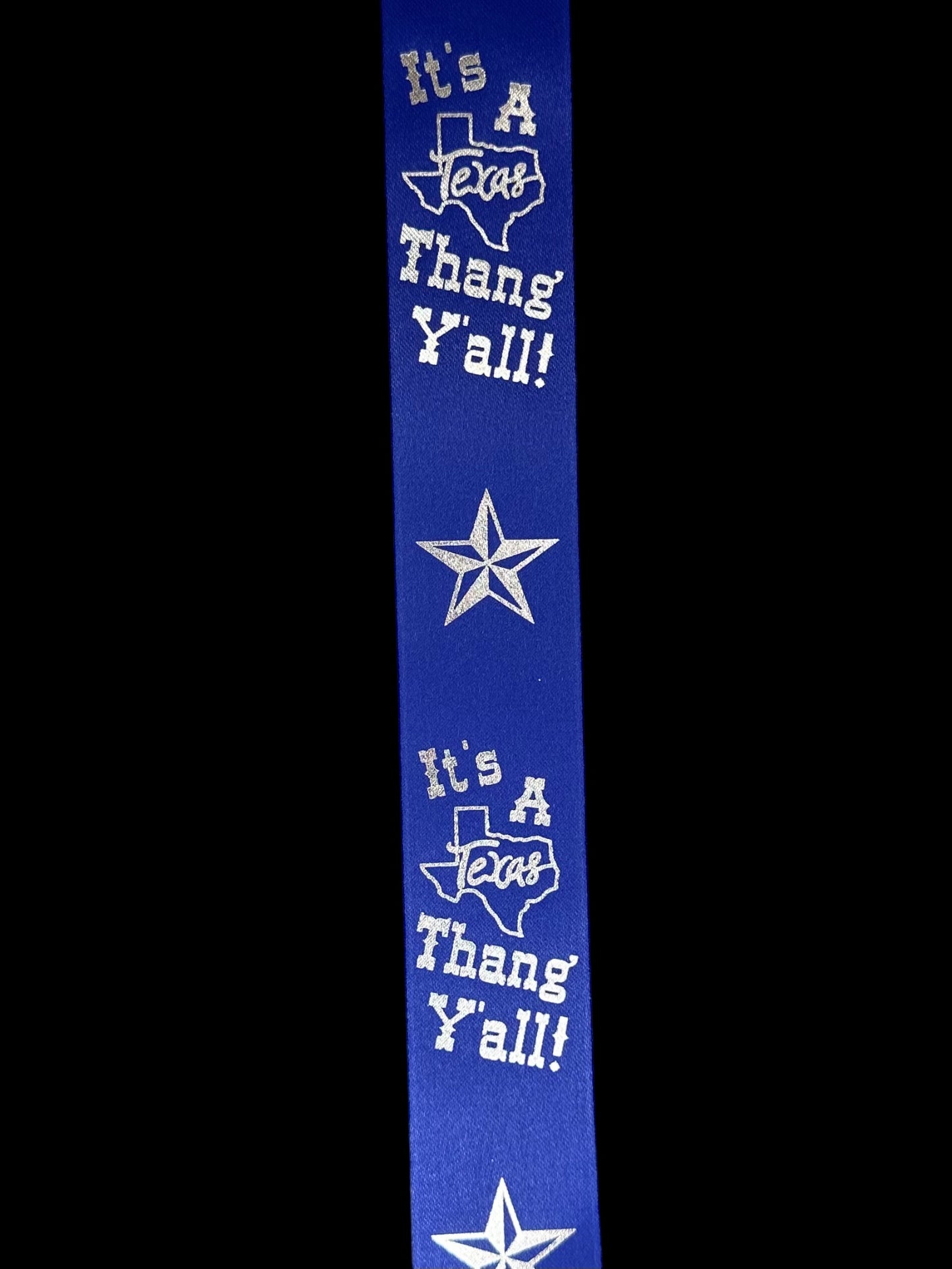 25 Yd Roll Size 9(1 5/16") It's a Texas Thang Imprinted Ribbon