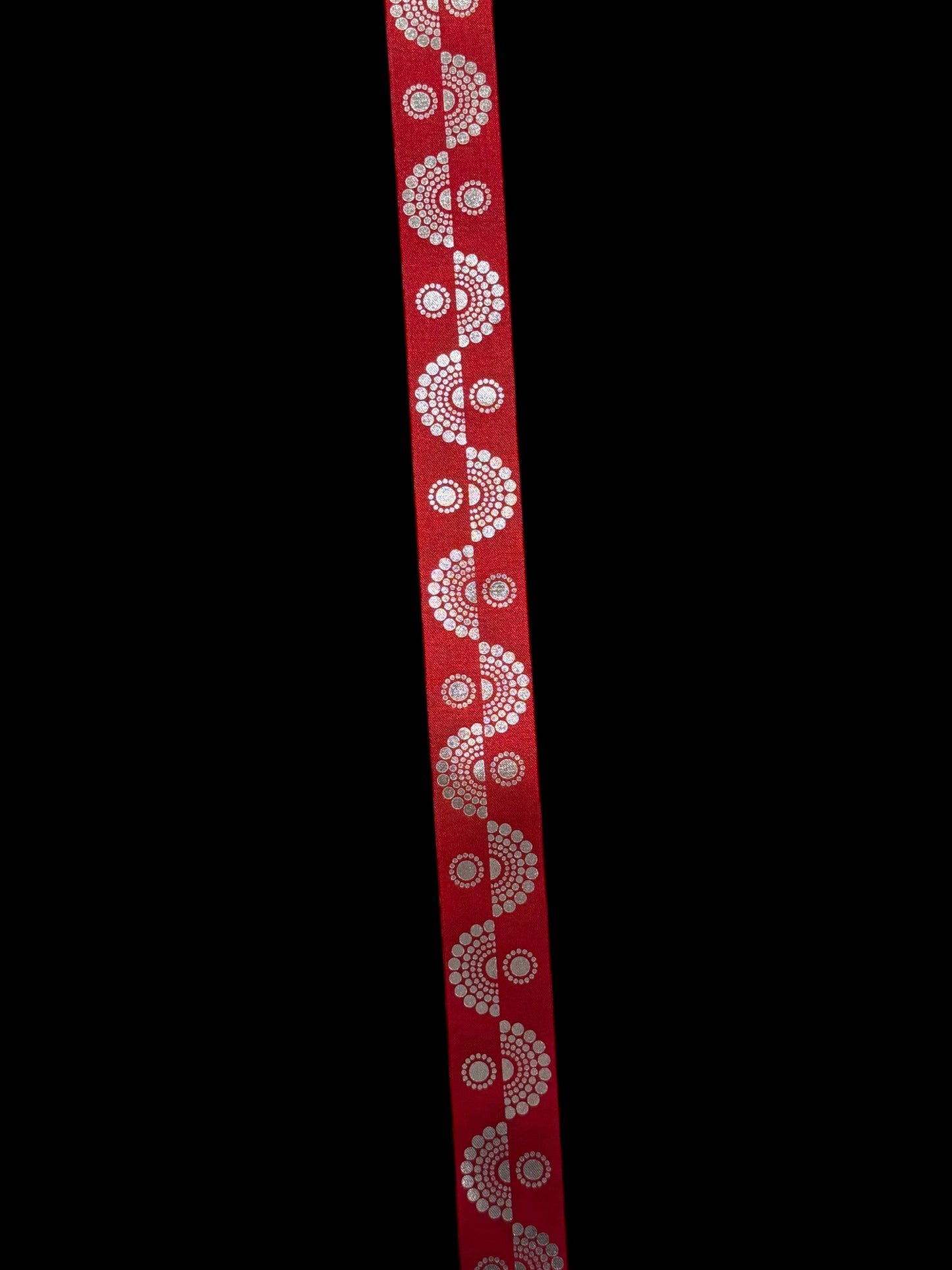 100 Yd Roll Size 9(1 5/16") Mandala Dots Imprinted Ribbon