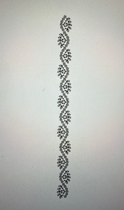 100 yd Roll Size 5(7/8") Infinity Vine Imprint Ribbon