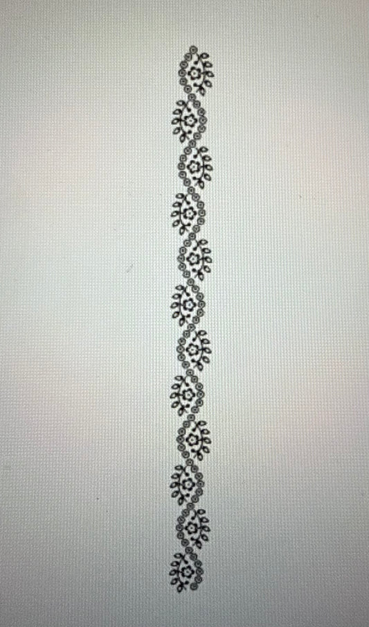 100 yd Roll Size 5(7/8") Infinity Vine Imprint Ribbon