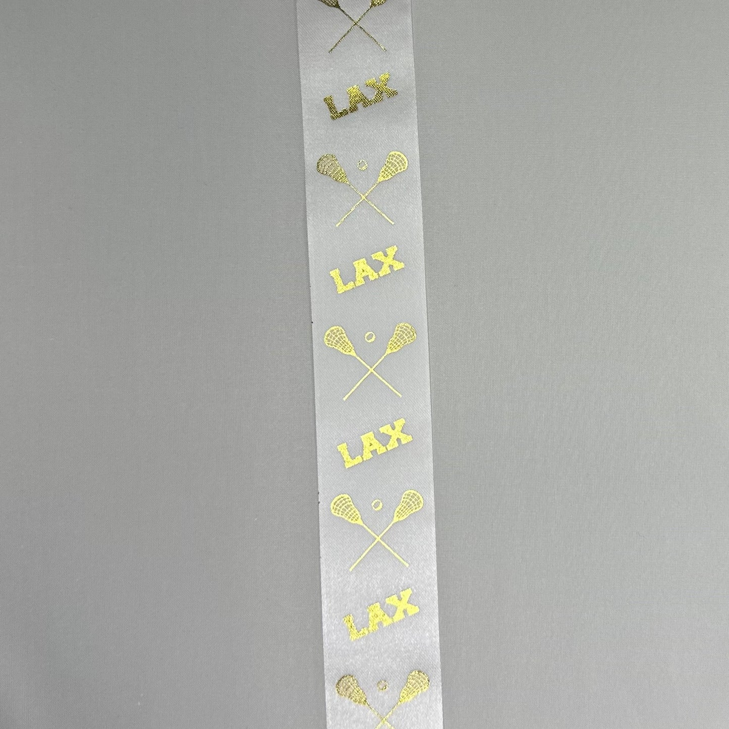 100 Yd Roll Size 9(1 5/16") Lacrosse Imprinted Ribbon