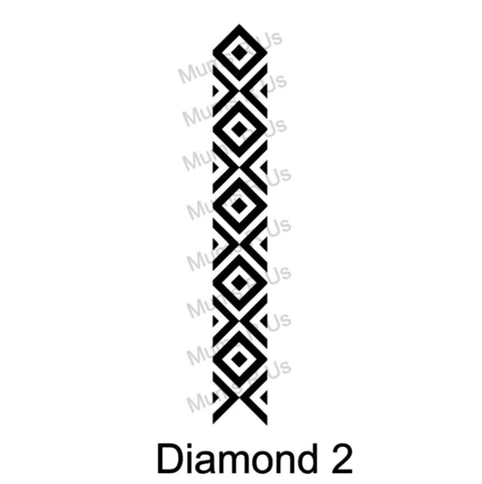 100 yd Roll Size 5(7/8") Diamond 2 Imprint Ribbon