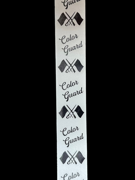 100 Yd Roll Size 9(1 5/16") Color Guard Imprinted Ribbon