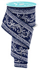Navy White & Silver