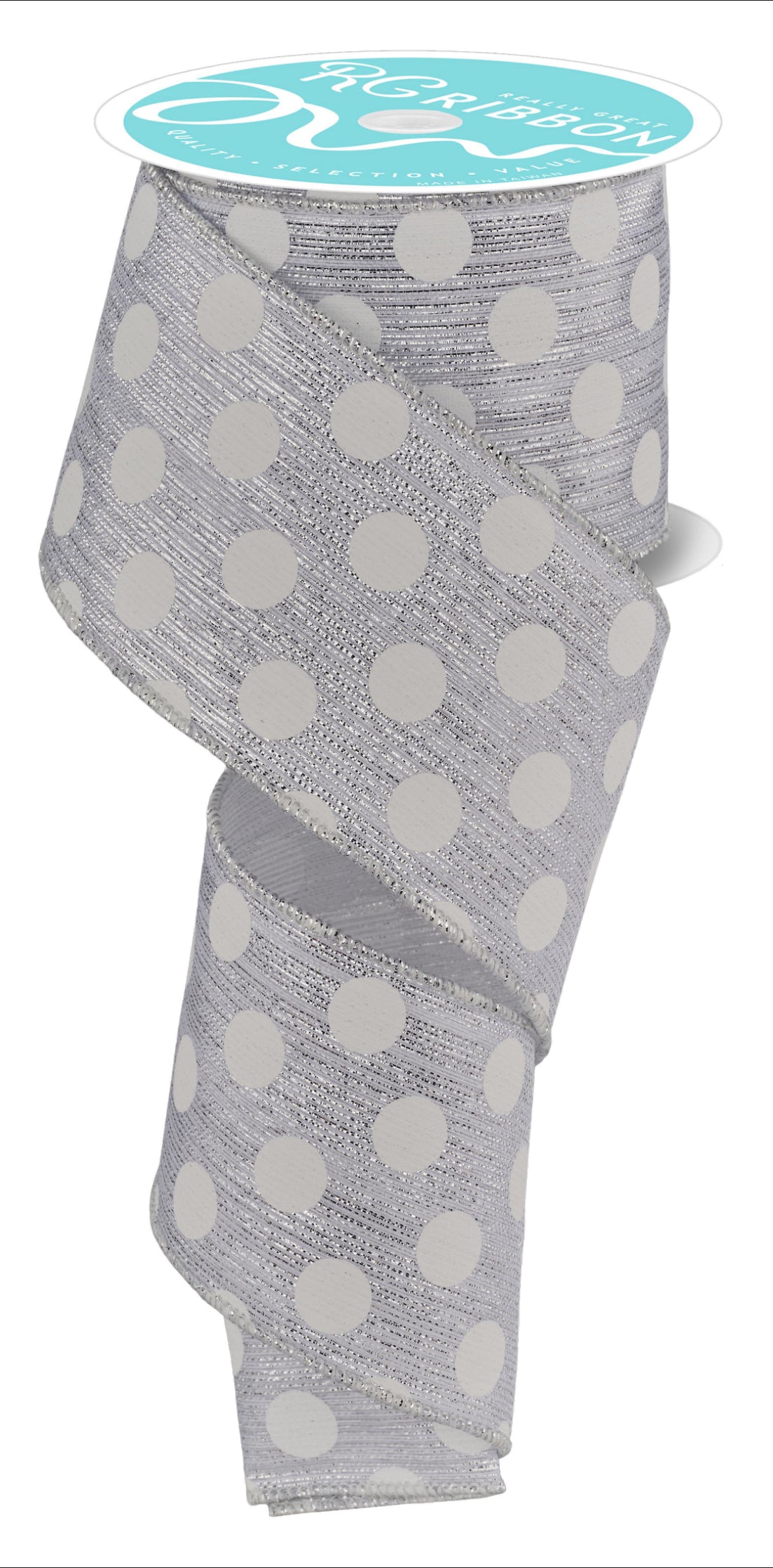 2.5" x 10yd Medium Polka Dots