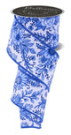 Blue & white