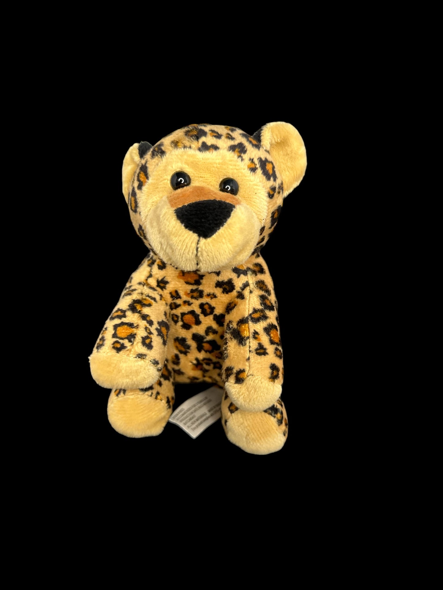 5” sitting leopard plush