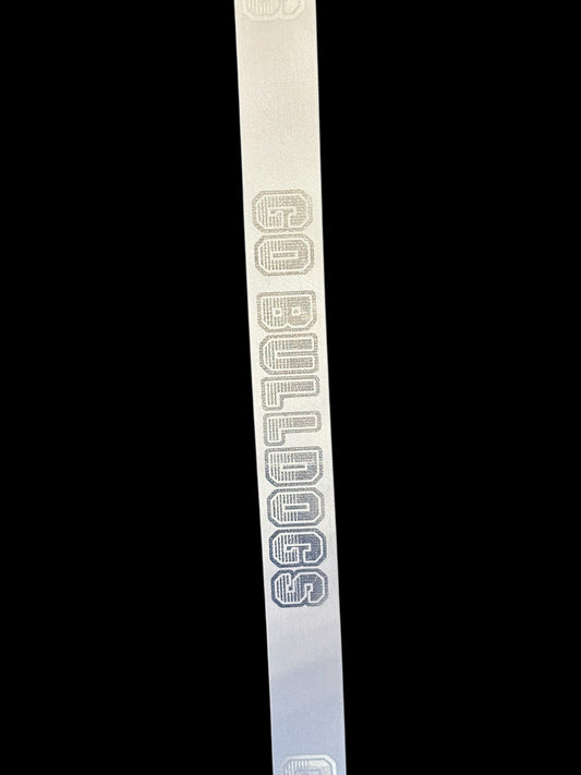 25 Yd Roll Size 9(1 5/16") Go Bulldogs Imprinted Ribbon