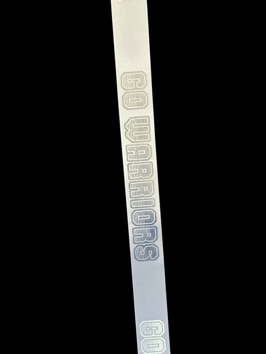 25 Yd Roll Size 9(1 5/16") Go Warriors Imprinted Ribbon