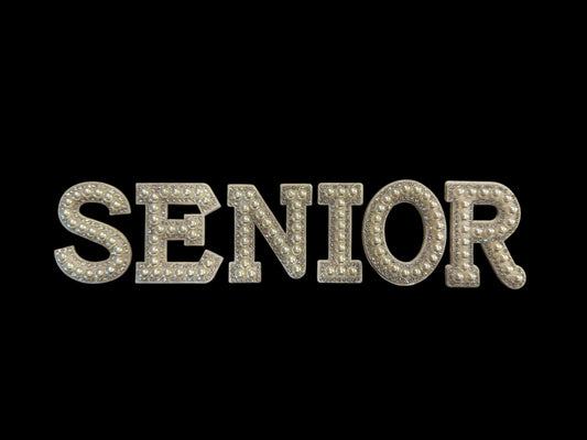 1.75” Pearl “SENIOR” Letter Set