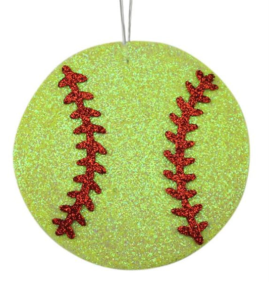 4" Glitter Softball