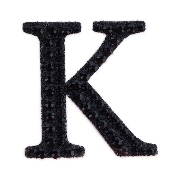 2" Rhinestone K Sticker
