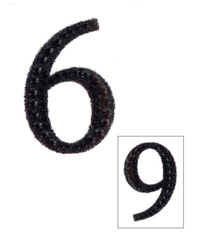 2" Rhinestone 6/9 Sticker