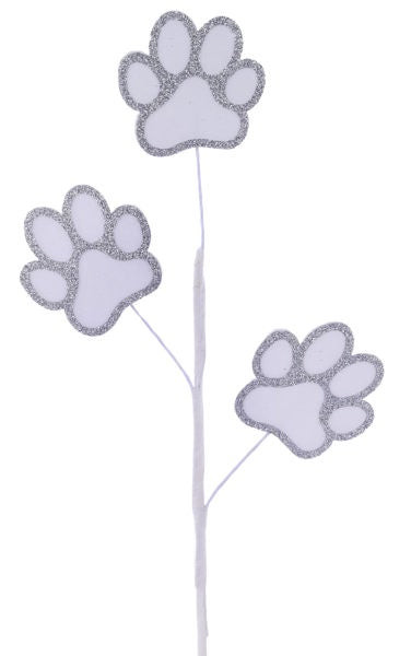 Glitter/Felt Pawprint Pick
