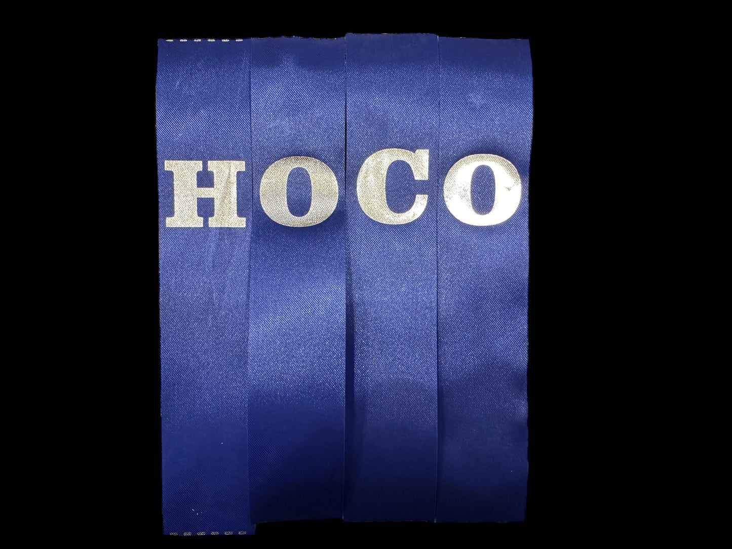 Size 9 (1 5/16") "HOCO" without Scroll printed 25 Yd 6” Loop set