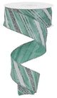 Dark Mint White & Silver