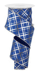 Royal Blue & Silver