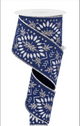 Navy Blue & Silver