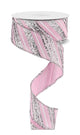 Light Pink Silver & White