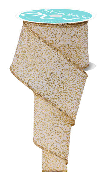 2.5" x 10yd Irregular Spotted Glitter