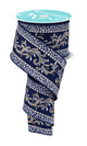 Navy White & Gold