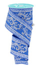 Royal Blue White & Silver