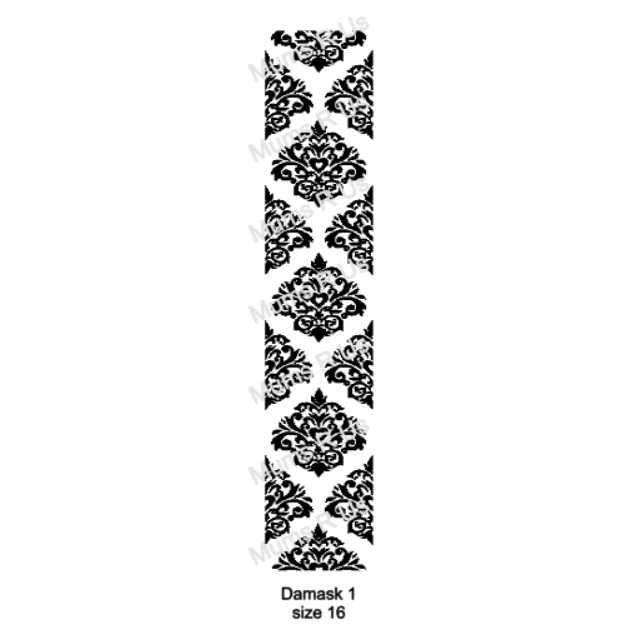 Size 16(2") Damask 1 Imprint Ribbon