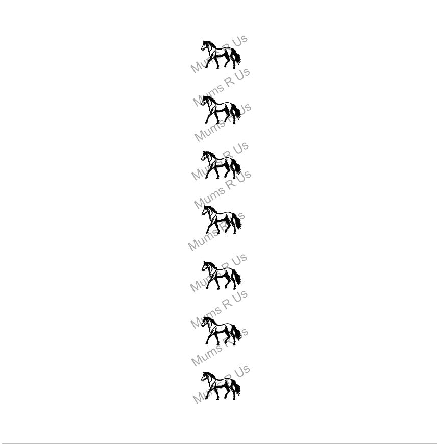 Size 9(1 5/16") Horses Imprinted Ribbon