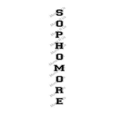 25 Yd Roll Size 9(1 5/16") Sophomore Imprinted Ribbon