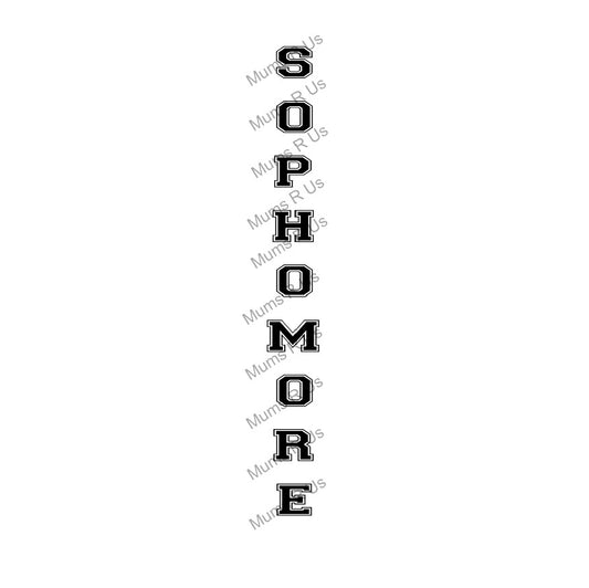 25 Yd Roll Size 9(1 5/16") Sophomore Imprinted Ribbon