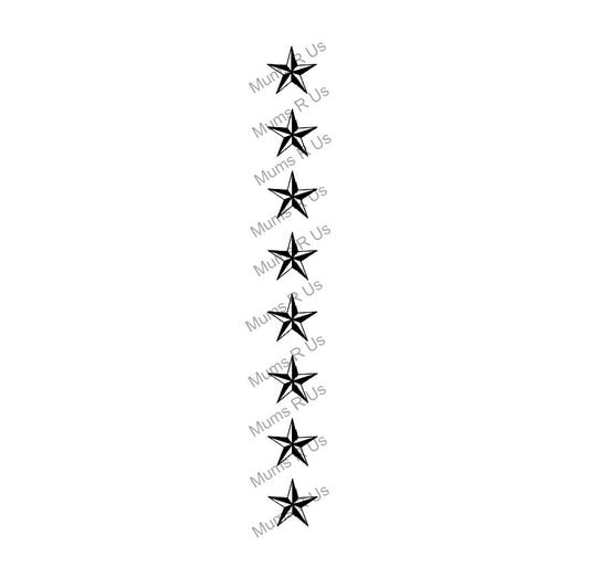 25 Yd Roll Size 9(1 5/16") Texas Star Imprinted Ribbon